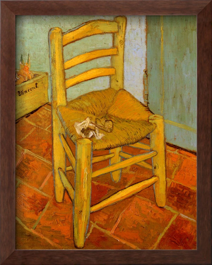 Van Goghs Chair - Van Gogh Painting On Canvas